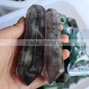 Polished Fluorite Crystal Hand Pipe Smoking Pipes thumbnail-3