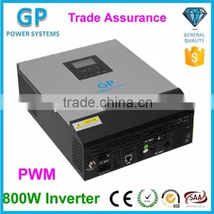 GP Inverter 1kva/800W Pure Sine Wave Inverter Hybrid Solar Inverter With Built-in Mppt Charge Controller thumbnail-1