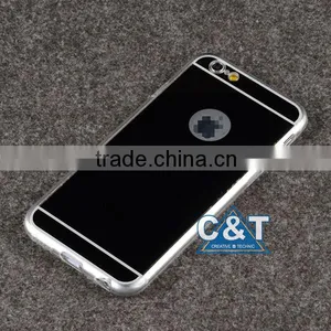 C&T Fashion Gold Mirror Face Mixed Tpu Gel Case Newest Design for Iphone 6 thumbnail-6
