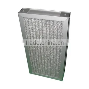 Washable Pleated Panel Metal Mesh Air Filter for Chimney Exhaust System thumbnail-3