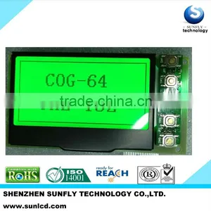 Ali Hot Sale 132x64 Graphic Lcd Display STN Lcd Transparent Lcd Display thumbnail-2