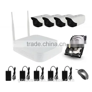 Acesee 2016 Best Seller 4mp Wifi Security Camera System 4ch Nvr Kit Outdoor Metal Bullet Case thumbnail-2