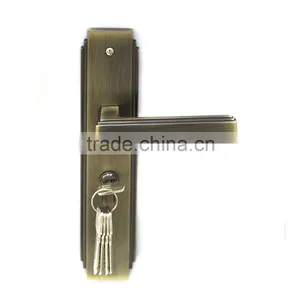 TRI-CIRCLE Zinc Alloy Lever Door Lock and Handle,lever Handle Door Lock Set thumbnail-3