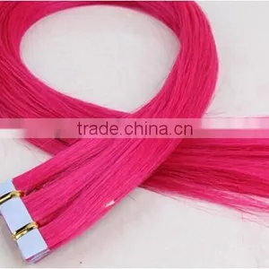 Wholesale Price 6A Grade Top Quality Brazilian Virgin Hair Double Drawn Colorful Tape Hair Extensions thumbnail-6