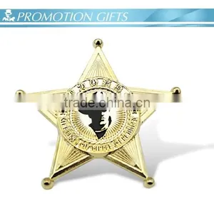 Hot Sale Star Pin Badge With Custom Logo thumbnail-2