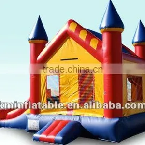 Mini Inflatable Castle Slide Combo thumbnail-1