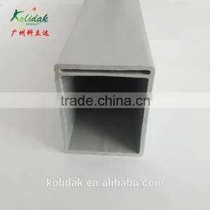 Gray PVC Rectangle Pipe Plastic Extrusion thumbnail-1