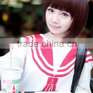 Japanese Fashion Can Dye Synthetic Wig thumbnail-3