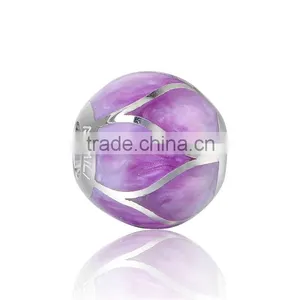 2016 New Fashion Soft Purple Color Enamel Charms Wholesale thumbnail-5