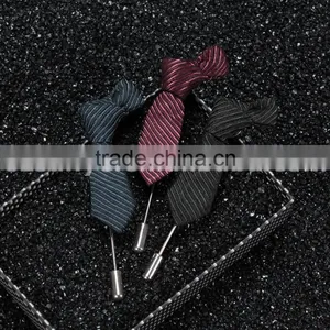 Handmade Ribbon Flower Brooches Black LAP063 thumbnail-1