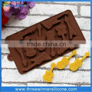 Guitar Silicone Cake Mould Non Stick Fashion Silicone Cake Mold thumbnail-5