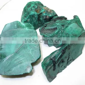 Natural Malachite Rough Gemstone Also Called Kidney Stone thumbnail-1