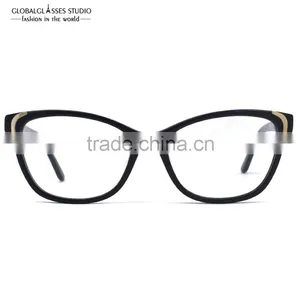 Luxury Trendy Lady's Glasses Optical Frames Bling Rhinestones Fashion Design Women Eyewear Spectacle Frame thumbnail-2