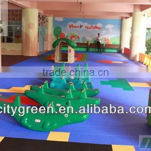2014 High Quality Modified PP Suspended Colorful Non-skid Weatherproof Interlocking Kindergarten Floor Mats thumbnail-3