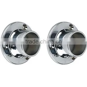 Chrome Finish Thick Flange ,25mm Round Clamps thumbnail-2