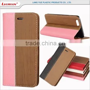 Color Matching Card Holder pu Leather Phone Case Cover for Huawei Mate 8 p9 Plus thumbnail-2