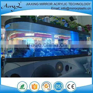 Professional Maker Racetrack Corner Aquarium Tanks thumbnail-3