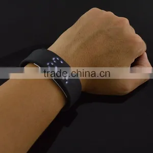 Slims Bracelet Watch Pedometer, Sleep Monitoring,Temperature Monitoring,Time Display , Digital Time Display,Lada Motion Sensor thumbnail-5