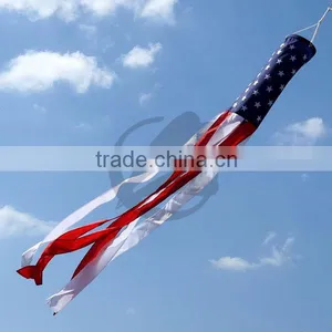 100% Polyester Differen Sizes USA Windsock thumbnail-2