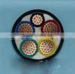 0.6/1kv 4x185+1x95mm2 Copper Conductor PVC Insulated Pvc Sheath Power Cable thumbnail-1