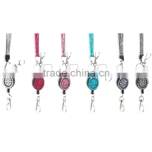 Hot Selling Diamond Cheap Rhinestone Lanyard With id Badge Holder thumbnail-2