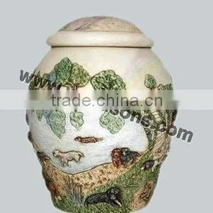 Fancy Home Use Urn,Colourfull Metal Urns thumbnail-1