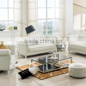L Shaped Sofa, Modern Designed Furiture, L Shaped Leather Sectional Sofa thumbnail-1