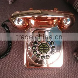 Gold Retro Telephone thumbnail-1