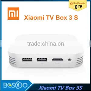 Original Xiaomi TV Box 3S Pro Smart 4K HD MiTV MiBox 3S 2G+8G Dual USB Support Miracast Airplay DLNA Color White Android 5.1 thumbnail-1