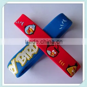 2015 Custom Cute Pvc Wristband 3d Rubber Band Bracelet Maker thumbnail-1