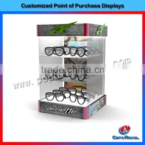 High-quality Custom Acrylic Sunglass Display Cabinet thumbnail-1