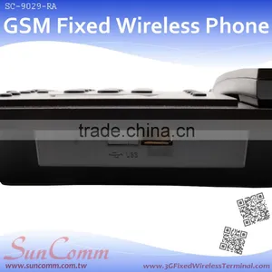 SC-9029-RA Newest GSM Quad Band 900/1800/850/1900MHz Fixed Wireless Phone With FM Radio Function thumbnail-5