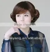 Elegant and Fashion Short Curly Wig for White Women thumbnail-1