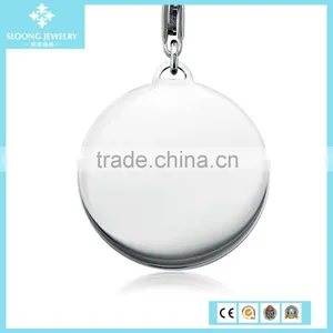 Silver Pendants Engraveable Baby Shoe Charm in Sterling Silver thumbnail-3