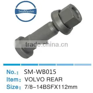 High Strenth Alloy Wheel Bolt With Nut 7/8-14BSF*112mm for Trucks and Autos thumbnail-1