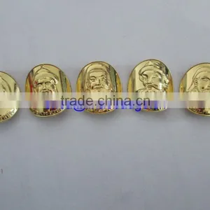 2015 Souvenir Custom Curve Metal Gold Coins With Your Own Fashion Design thumbnail-3