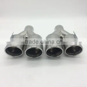Stainless Steel Exhaust Tip Suitiable for BMW With Logo thumbnail-1