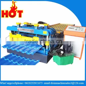 Roof or Wall Cladding System Use Machine,glazed Tile Profile Roll Forming Machine thumbnail-1