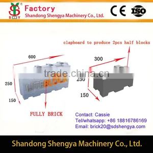 Shengya Professional Manufactory Interlocking CLC Block,liteblok Mould Shaping Machines China Product thumbnail-1