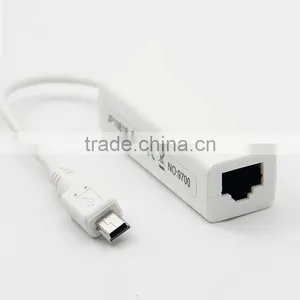 10/100Mbsp Fast Mini Usb Ethernet Adapter Rj45 for Tablets pc thumbnail-1