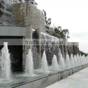 Wall Waterfall Fountain in Guangzhou City thumbnail-1