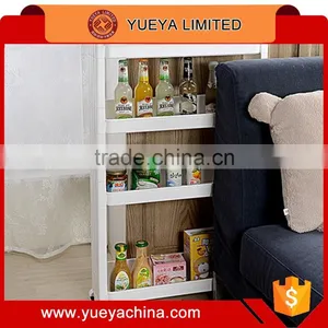 Removable Corner Storage Rack With Wheels-4 Layers thumbnail-1