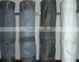 Teflon Coated Woven Fiberglass Dust Collector Filter Bag , Vibration Bag Filter thumbnail-1