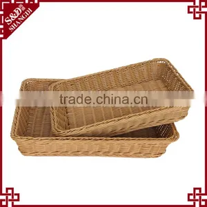 Functional Durable Rattan Woven Vegetable Store Equipment Fruit Basket thumbnail-5