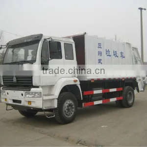 HOWO Chassis 8 m3 Compressed Garbage Truck thumbnail-1