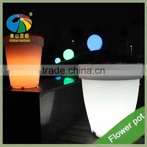 Led Flower Pots Solar Planters Ceramic Flower Pot With Hydroponic Growing Systems thumbnail-2