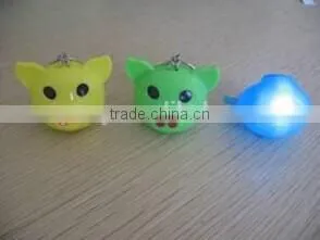 Shape of Pigs LED Light Keychain Promotion Gift Printing Logo thumbnail-1