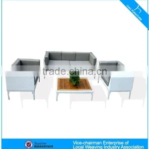 Modern Outdoor PE Wicker Furniture Sofa Set thumbnail-1