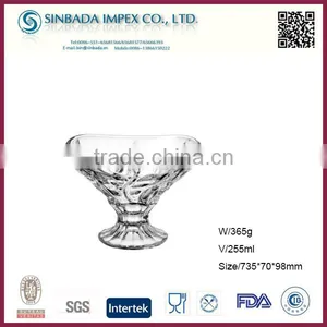 SGS Standard Willow Leaf Wholesale Ice Cream Glass Cup, New Arrivals 2016 thumbnail-1