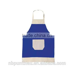Cotton Kitchen Apron With Front Pocket thumbnail-1